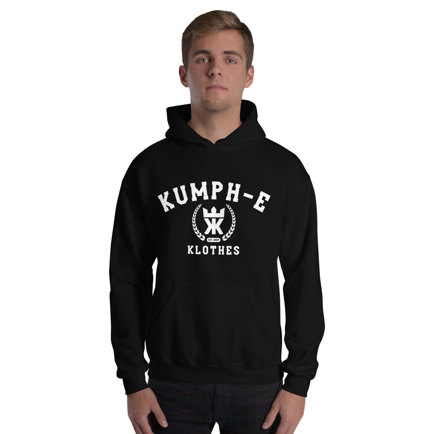 Kumph-E Klothes "Collegiate" Black Hoodie